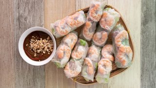 Gỏi cuốn sau khi hoàn thành