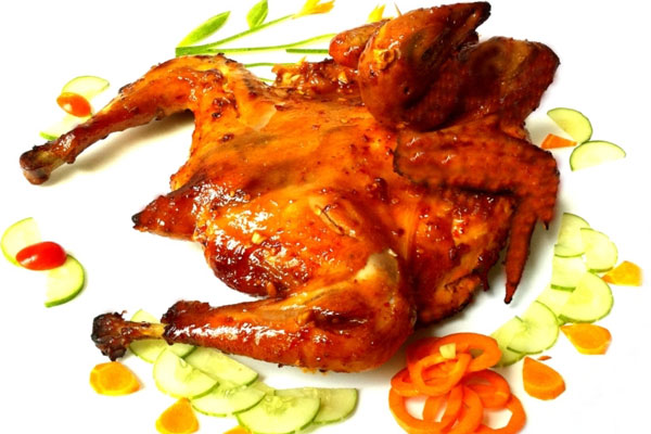 Gà nướng mật ong đậm vị