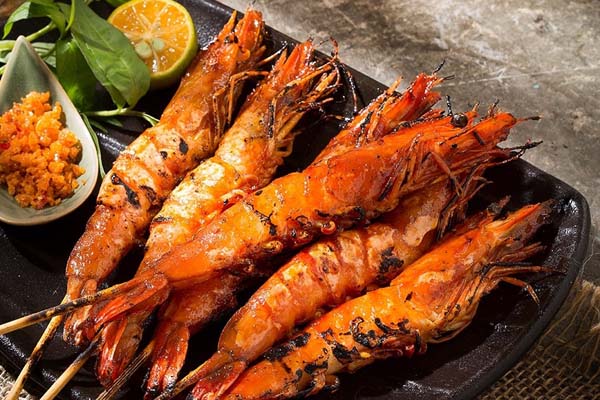 Tôm nướng muối ớt đậm đà