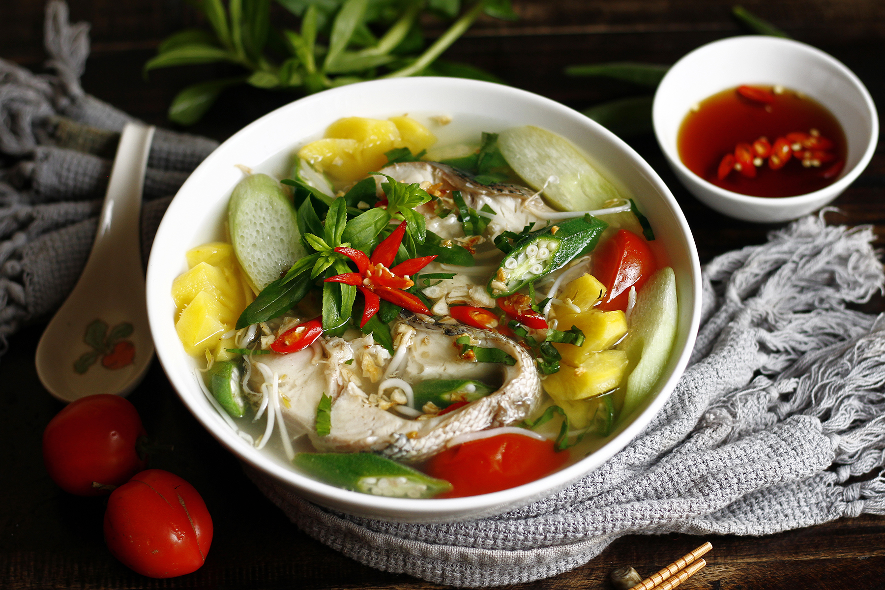Canh chua nước mắm chuẩn vị miền Nam dễ nấu tại nhà 7 Canh chua nước mắm kiểu miền Nam với cá và rau tươi truyền thống Việt Nam