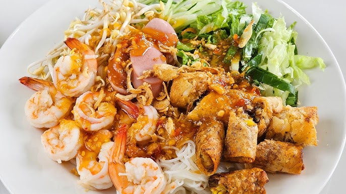 Bún tôm nước mắm chuẩn vị Hải Phòng: công thức ngon tại nhà 7 Bún tôm nước mắm Hải Phòng với tôm tươi, bún gạo và nước mắm chua ngọt