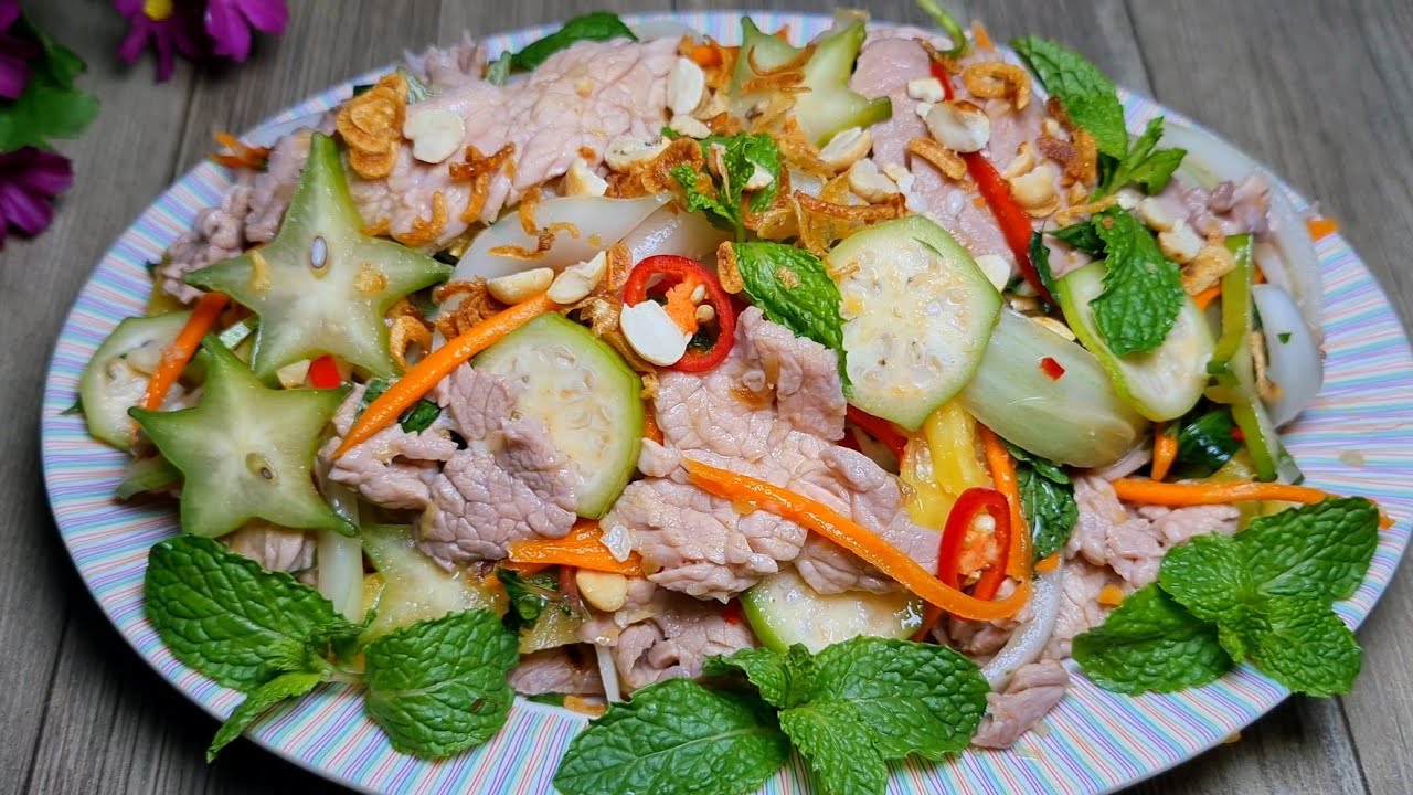Gỏi Bò Nước Mắm Ngon Chuẩn Quán – Cách Làm Dễ Nhất 9 Gỏi bò nước mắm thành phẩm trình bày đẹp mắt với rau thơm và nước mắm chua ngọt hấp dẫn
