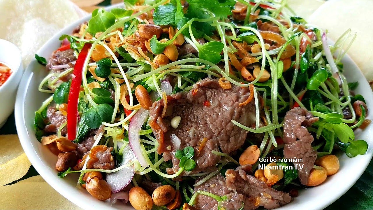 Gỏi Bò Nước Mắm Ngon Chuẩn Quán – Cách Làm Dễ Nhất 13 Quy trình làm gỏi bò nước mắm từng bước với thịt bò, rau thơm và nước mắm chua ngọt