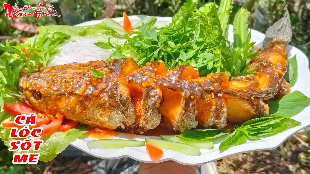 Cá lóc chiên xù nước mắm giòn ngon chuẩn nhà hàng 12 Cá lóc chiên xù nước mắm trình bày đẹp mắt trong món ăn Việt Nam