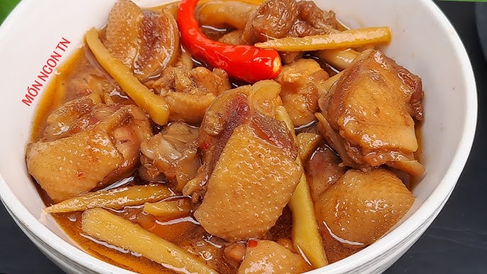 Vịt kho gừng nước mắm chuẩn vị đậm đà không hôi 7 Món vịt kho gừng nước mắm đậm đà màu cánh gián hấp dẫn