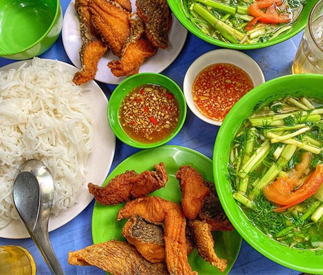 Bún cá nước mắm chuẩn vị Việt: cách làm giòn ngon khó cưỡng 20 Giá trị dinh dưỡng của bún cá nước mắm với cá chiên và rau tươi