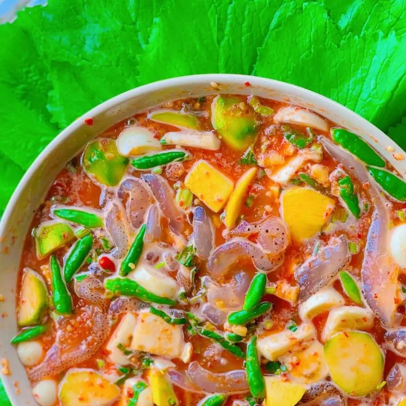 Gỏi sứa nước mắm: công thức giòn ngon chuẩn nhà hàng 16 Gỏi sứa nước mắm thành phẩm giòn ngon chuẩn vị Việt Nam